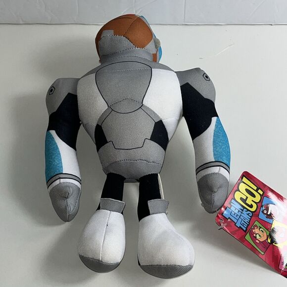 Teen Titans Go CYBORG 9" Plush Figure Stuffed Doll Soft NEW - Picture 5 of 6